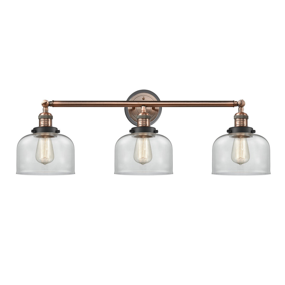 Innovations Franklin Restoration 205BP-ACBK-G72 Bath Vanity Light 32 in. wide - Antique Copper