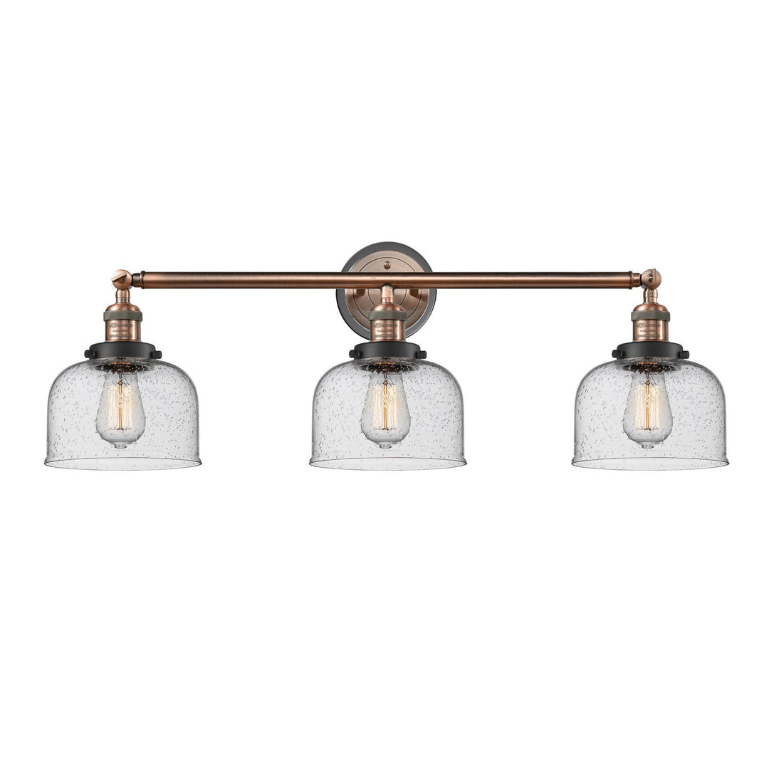 Innovations Franklin Restoration 205BP-ACBK-G74 Bath Vanity Light 32 in. wide - Antique Copper