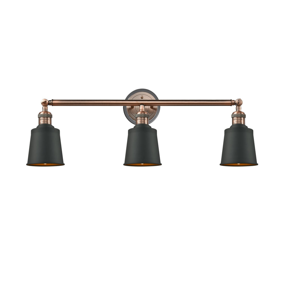 Innovations Franklin Restoration 205BP-ACBK-M9-BK Bath Vanity Light 32 in. wide - Antique Copper