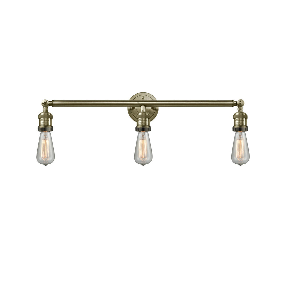 Innovations Franklin Restoration 205NH-AB-LED Bath Vanity Light 30 in. wide - Antique Brass