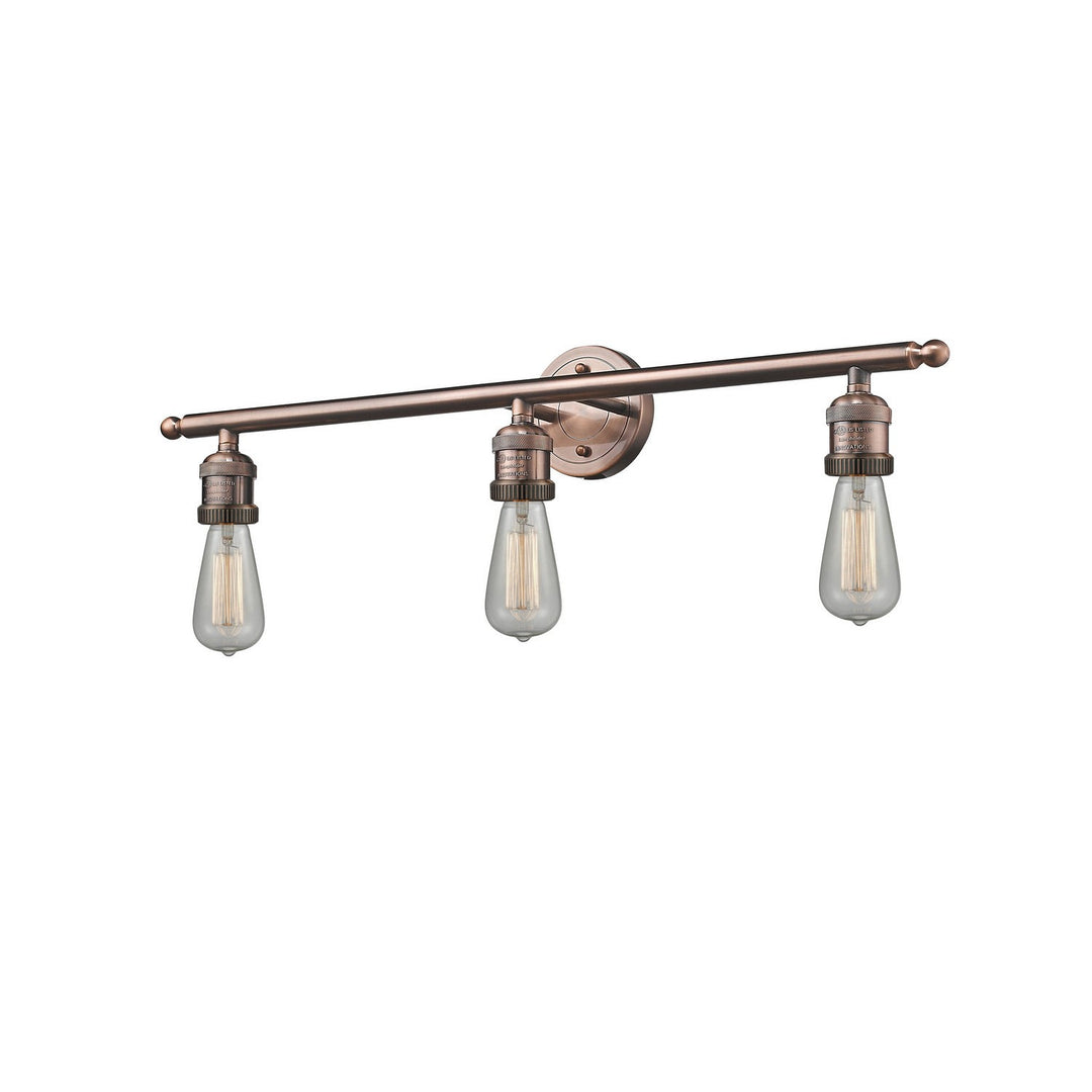 Innovations Franklin Restoration 205NH-AC-LED Bath Vanity Light 30 in. wide - Antique Copper