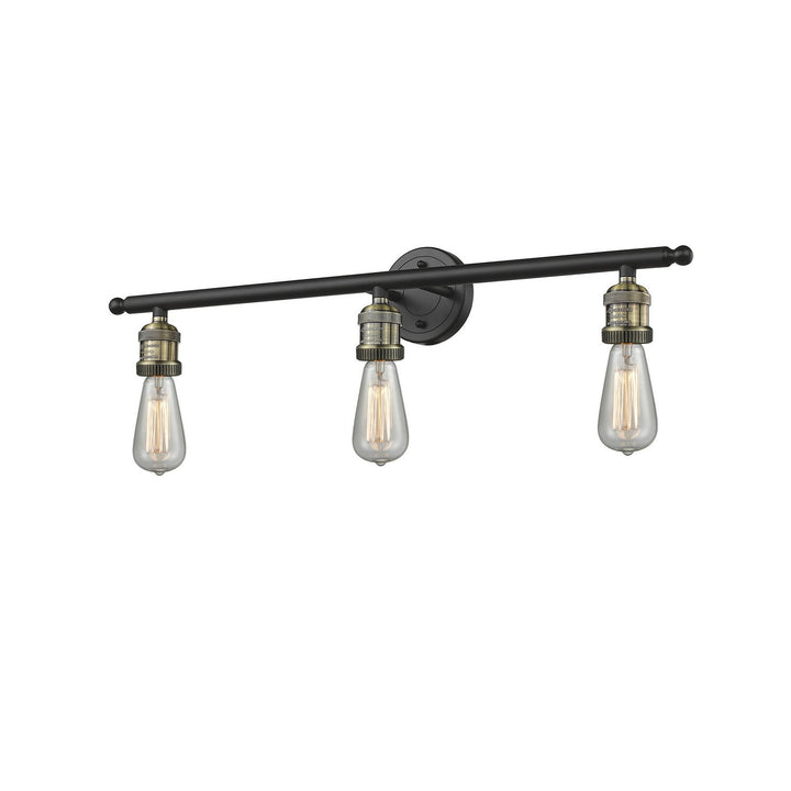 Innovations Franklin Restoration 205NH-BAB Bath Vanity Light 30 in. wide - Black Antique Brass