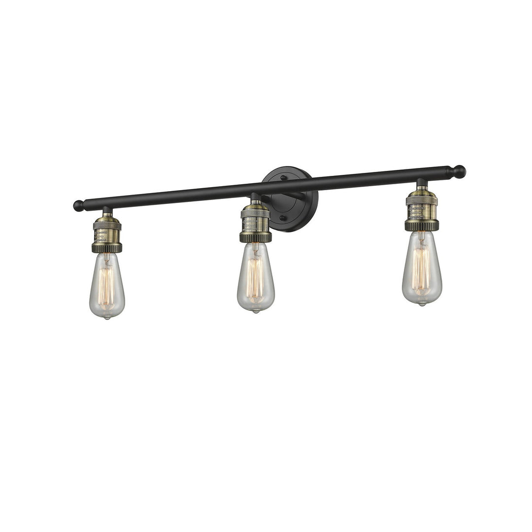 Innovations Franklin Restoration 205NH-BAB-LED Bath Vanity Light 30 in. wide - Black Antique Brass