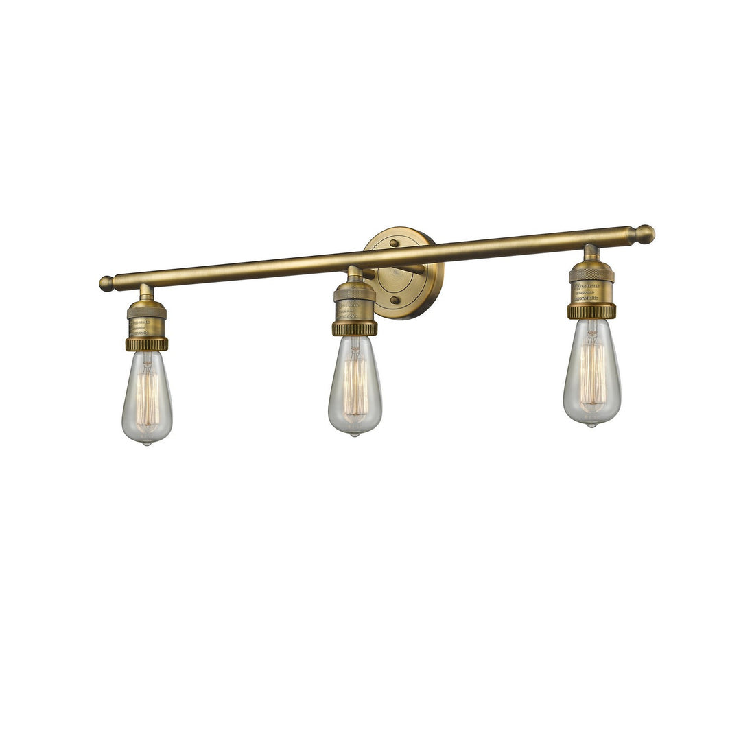 Innovations Franklin Restoration 205NH-BB-LED Bath Vanity Light 30 in. wide - Brushed Brass