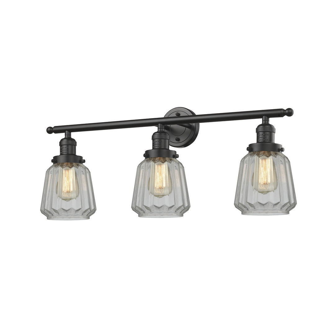 Innovations Franklin Restoration 205-OB-G142-LED Bath Vanity Light 30 in. wide - Oil Rubbed Bronze