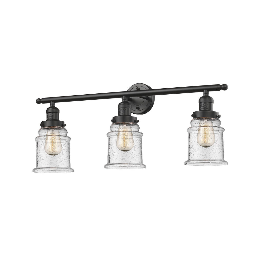 Innovations Franklin Restoration 205-OB-G184-LED Bath Vanity Light 30 in. wide - Oil Rubbed Bronze