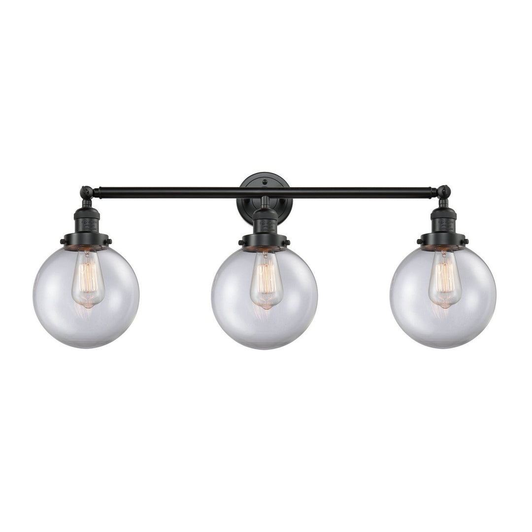 Innovations Franklin Restoration 205-OB-G202-8-LED Bath Vanity Light 32 in. wide - Oil Rubbed Bronze