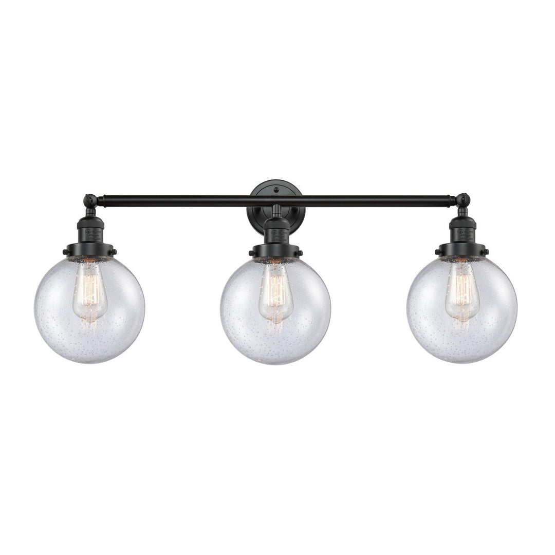 Innovations Franklin Restoration 205-OB-G204-8-LED Bath Vanity Light 32 in. wide - Oil Rubbed Bronze