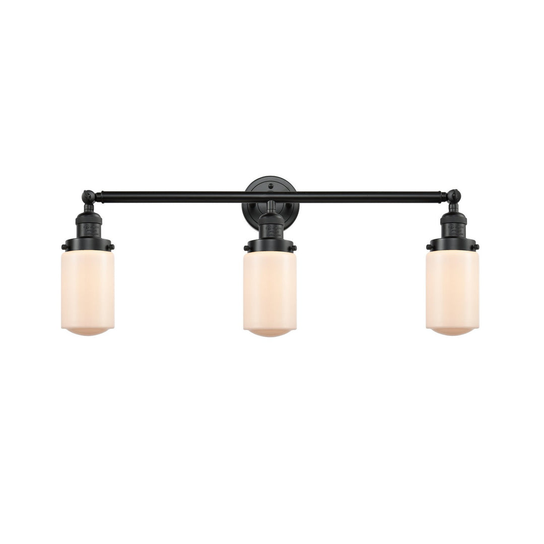 Innovations Franklin Restoration 205-OB-G311 Bath Vanity Light 31 in. wide - Oil Rubbed Bronze