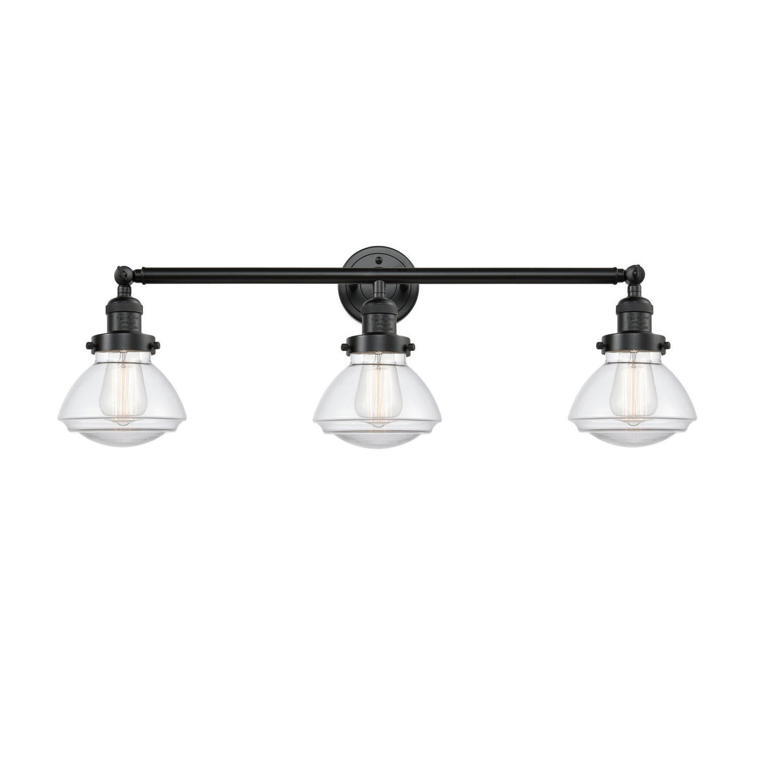 Innovations Franklin Restoration 205-OB-G322 Bath Vanity Light 31 in. wide - Oil Rubbed Bronze