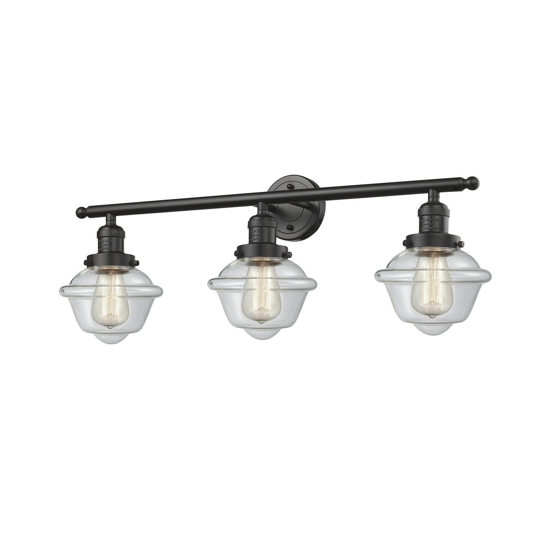 Innovations Franklin Restoration 205-OB-G532 Bath Vanity Light 34 in. wide - Oil Rubbed Bronze
