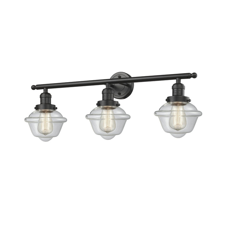 Innovations Franklin Restoration 205-OB-G532 Bath Vanity Light 34 in. wide - Oil Rubbed Bronze