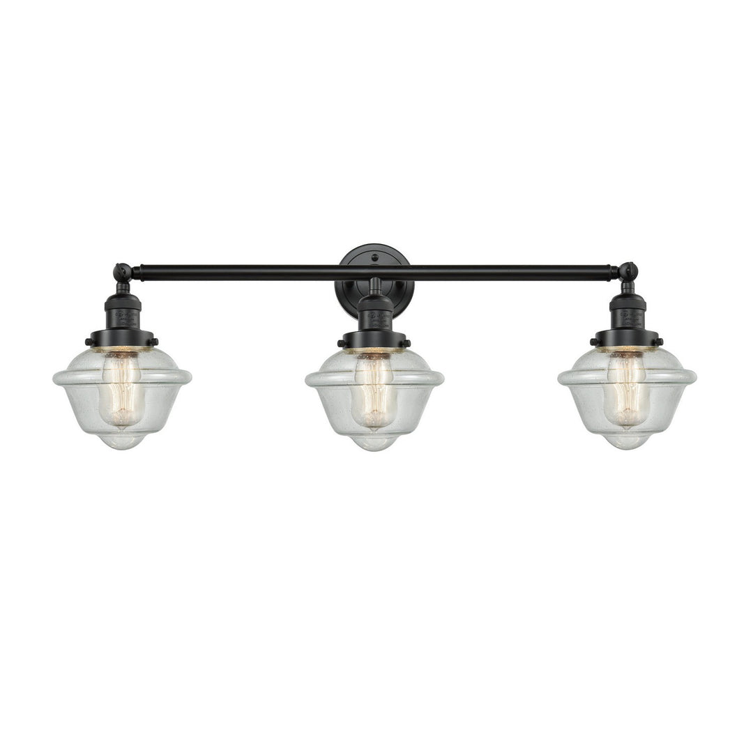 Innovations Franklin Restoration 205-OB-G534 Bath Vanity Light 34 in. wide - Oil Rubbed Bronze