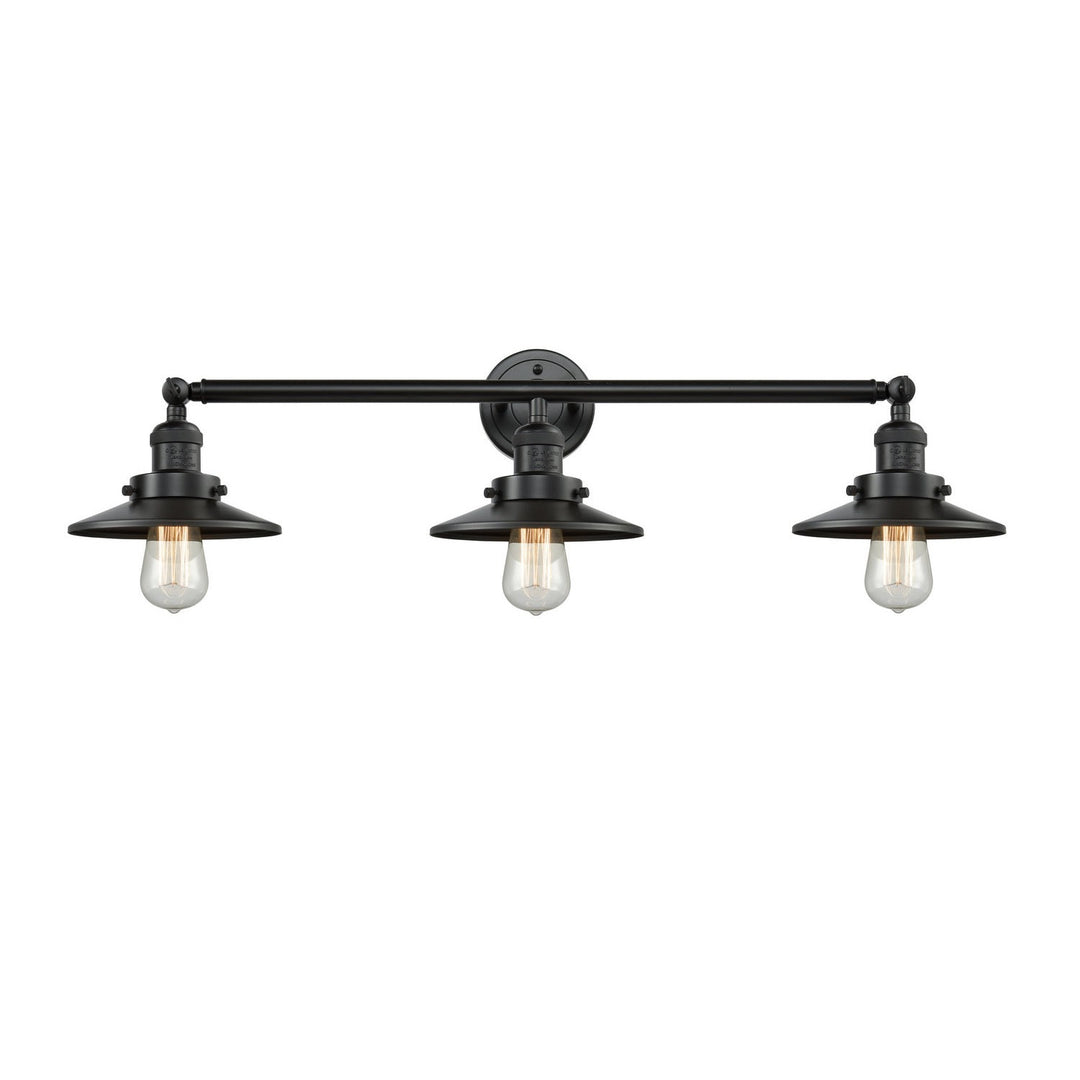 Innovations Franklin Restoration 205-OB-M5-LED Bath Vanity Light 32 in. wide - Oil Rubbed Bronze