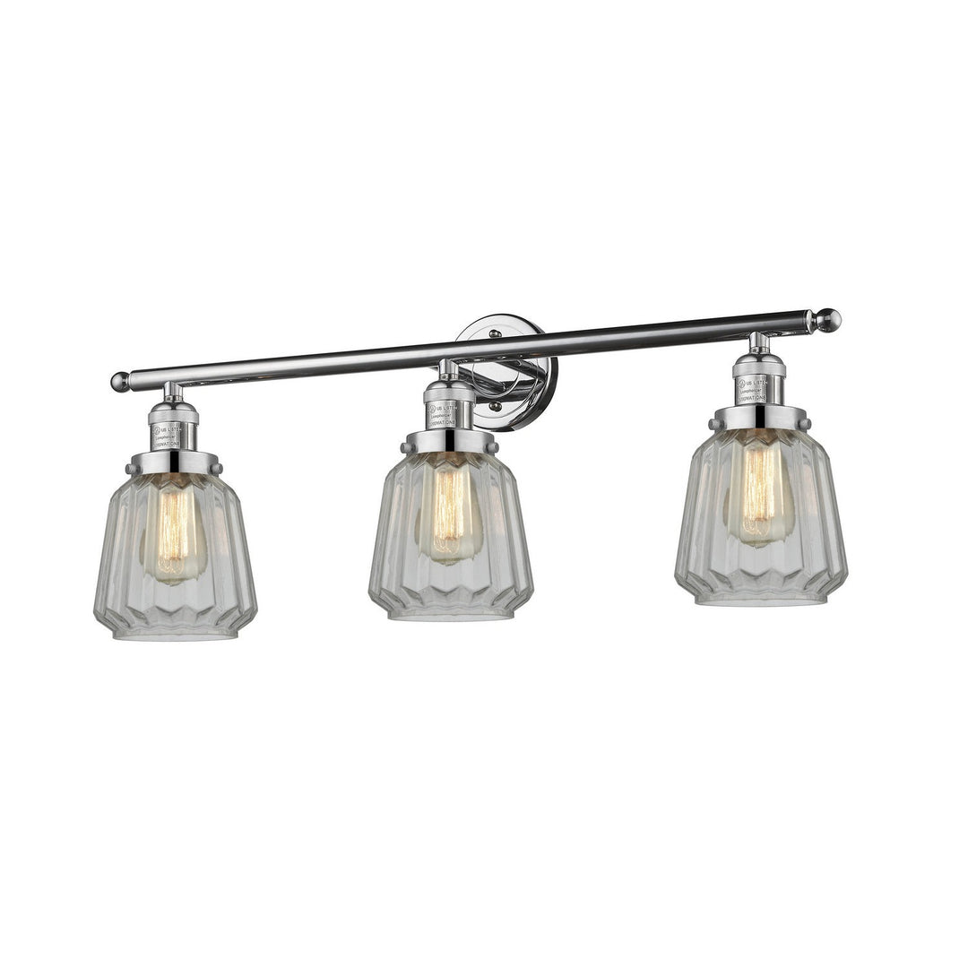 Innovations Franklin Restoration 205-PC-G142-LED Bath Vanity Light 30 in. wide - Polished Chrome