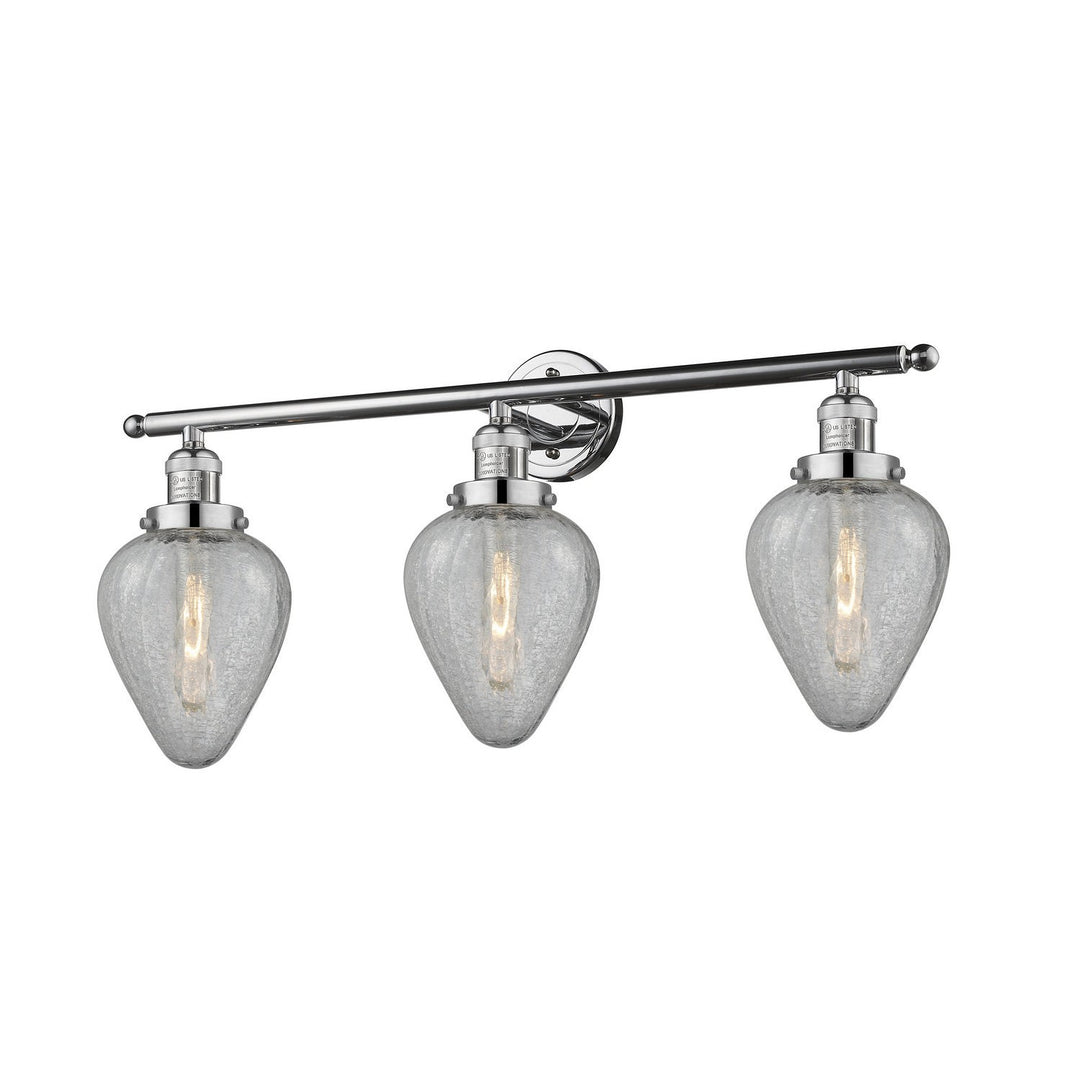 Innovations Franklin Restoration 205-PC-G165-LED Bath Vanity Light 32 in. wide - Polished Chrome