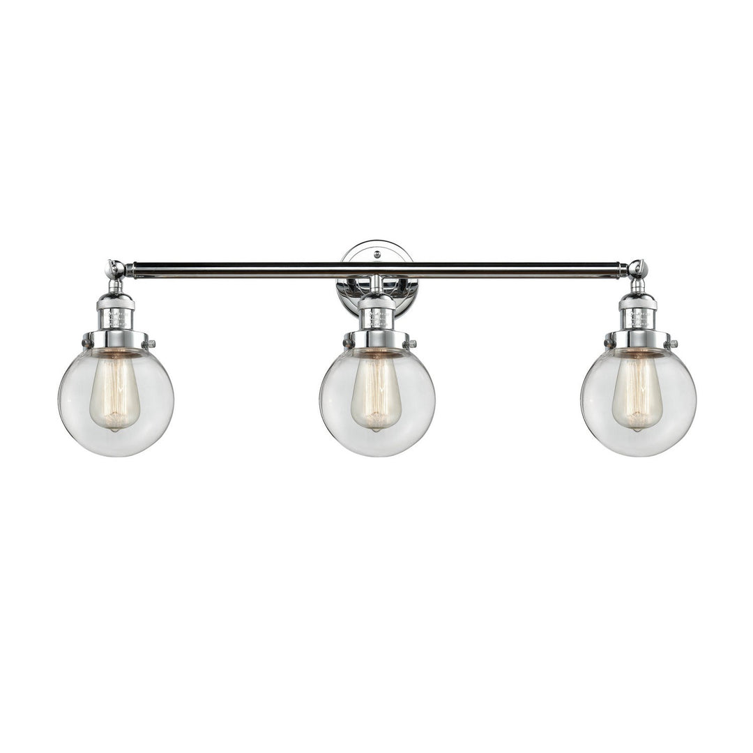 Innovations Franklin Restoration 205-PC-G202-6 Bath Vanity Light 30 in. wide - Polished Chrome