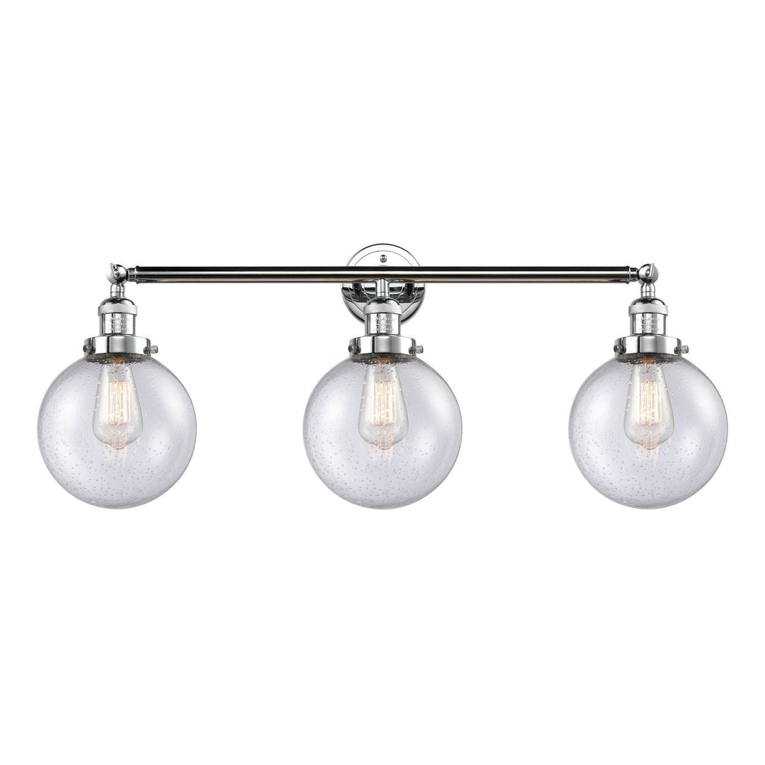 Innovations Franklin Restoration 205-PC-G204-8-LED Bath Vanity Light 32 in. wide - Polished Chrome