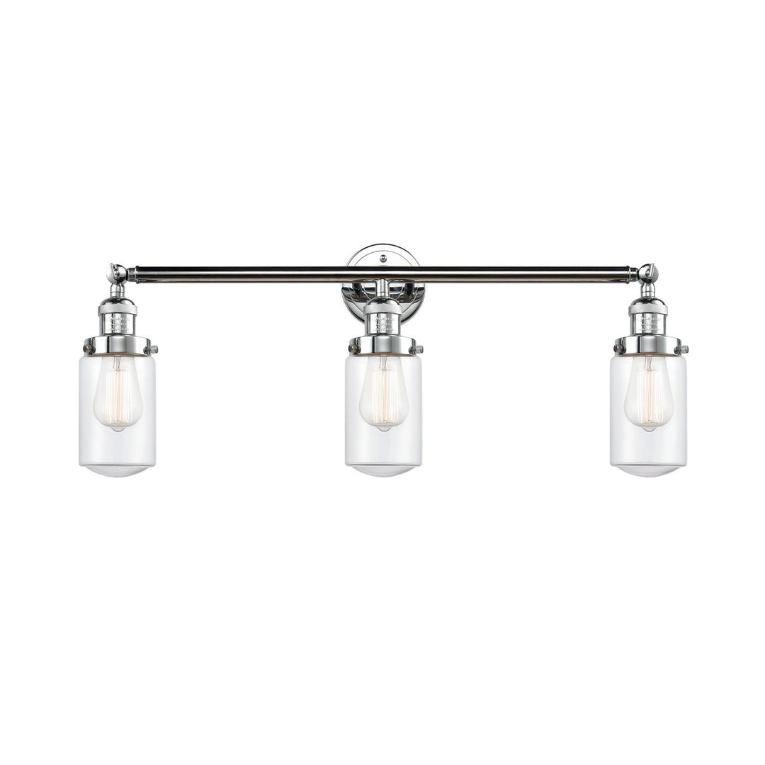 Innovations Franklin Restoration 205-PC-G312 Bath Vanity Light 31 in. wide - Polished Chrome