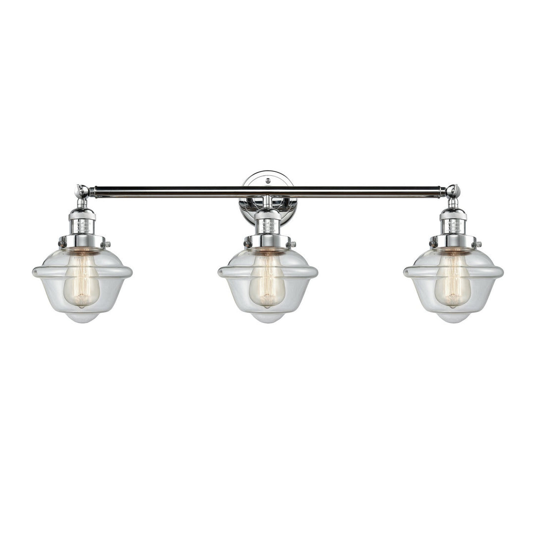 Innovations Franklin Restoration 205-PC-G532 Bath Vanity Light 34 in. wide - Polished Chrome