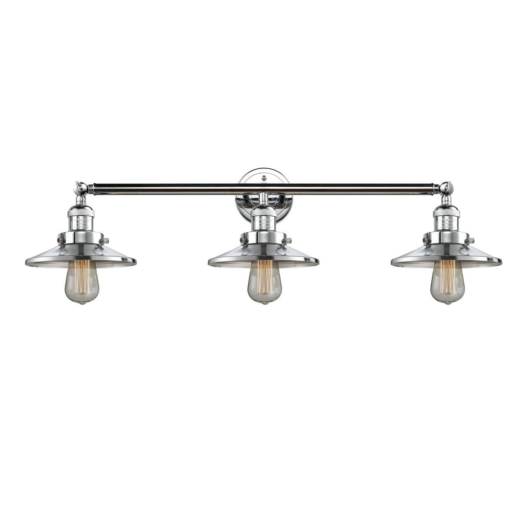 Innovations Franklin Restoration 205-PC-M7-LED Bath Vanity Light 32 in. wide - Polished Chrome