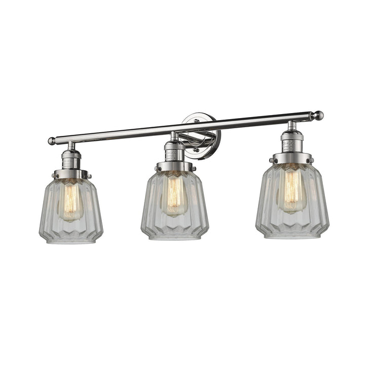Innovations Franklin Restoration 205-PN-G142-LED Bath Vanity Light 30 in. wide - Polished Nickel