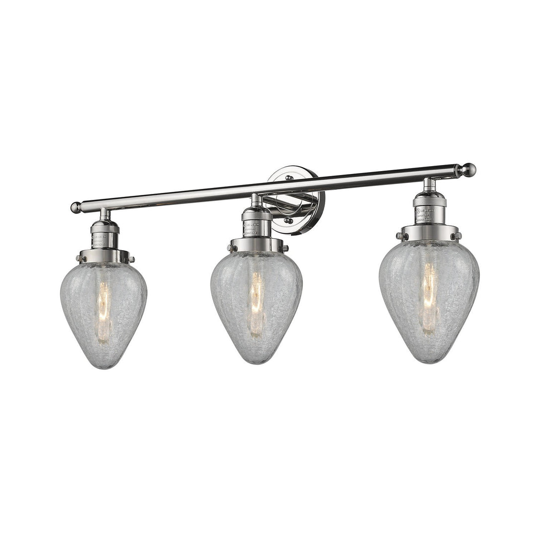 Innovations Franklin Restoration 205-PN-G165-LED Bath Vanity Light 32 in. wide - Polished Nickel