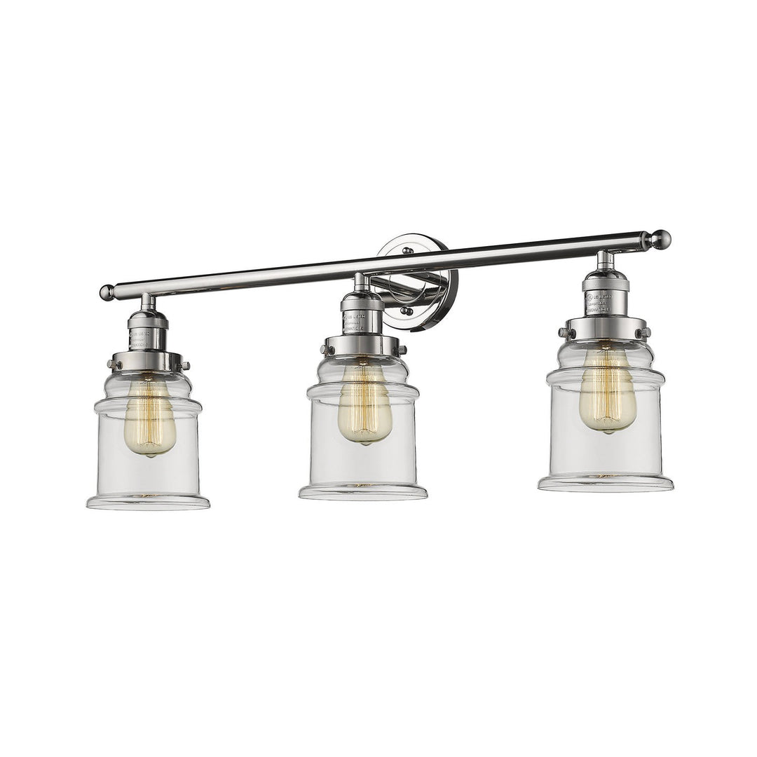 Innovations Franklin Restoration 205-PN-G182-LED Bath Vanity Light 30 in. wide - Polished Nickel
