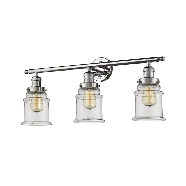 Innovations Franklin Restoration 205-PN-G182-LED Bath Vanity Light 30 in. wide - Polished Nickel
