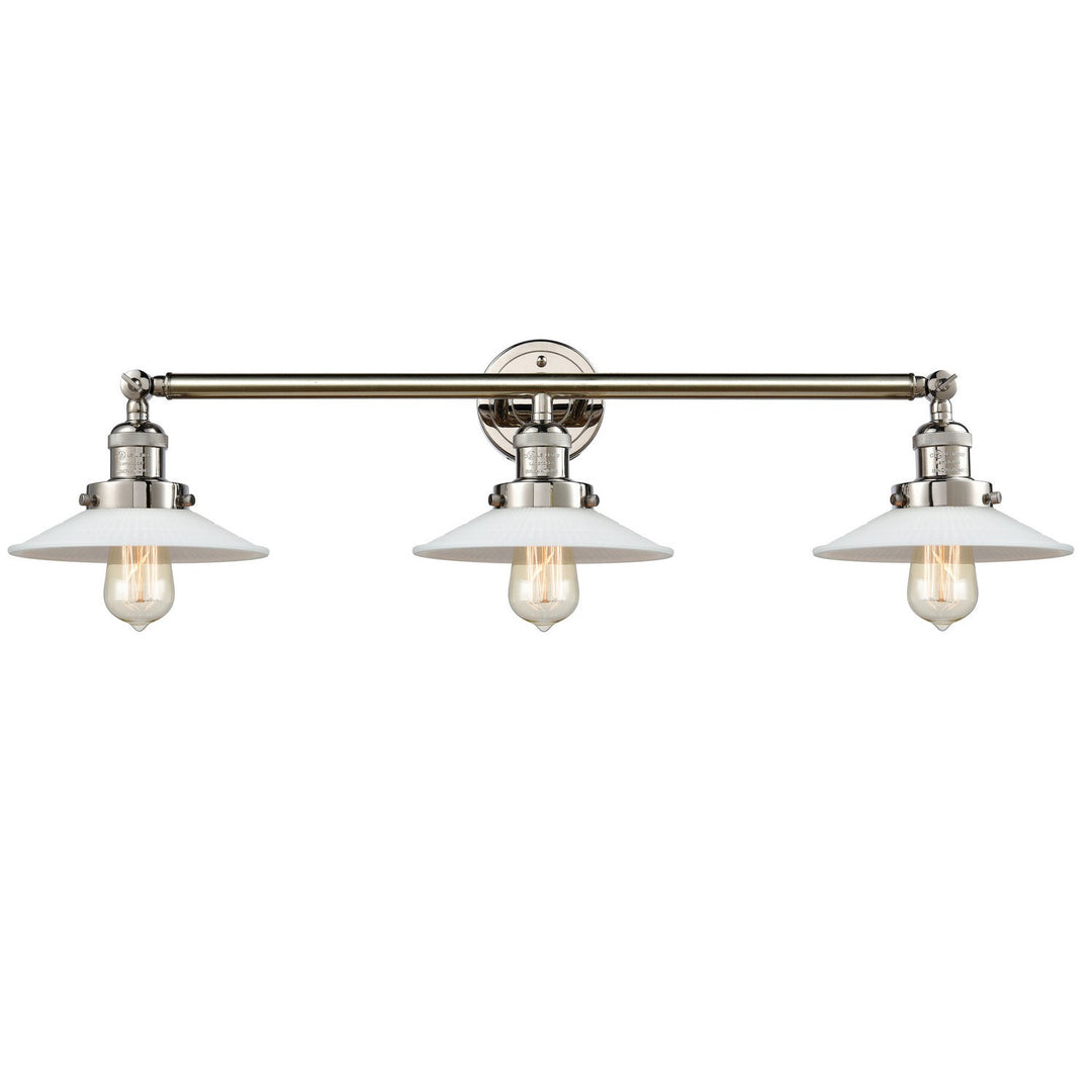 Innovations Franklin Restoration 205-PN-G1-LED Bath Vanity Light 33 in. wide - Polished Nickel