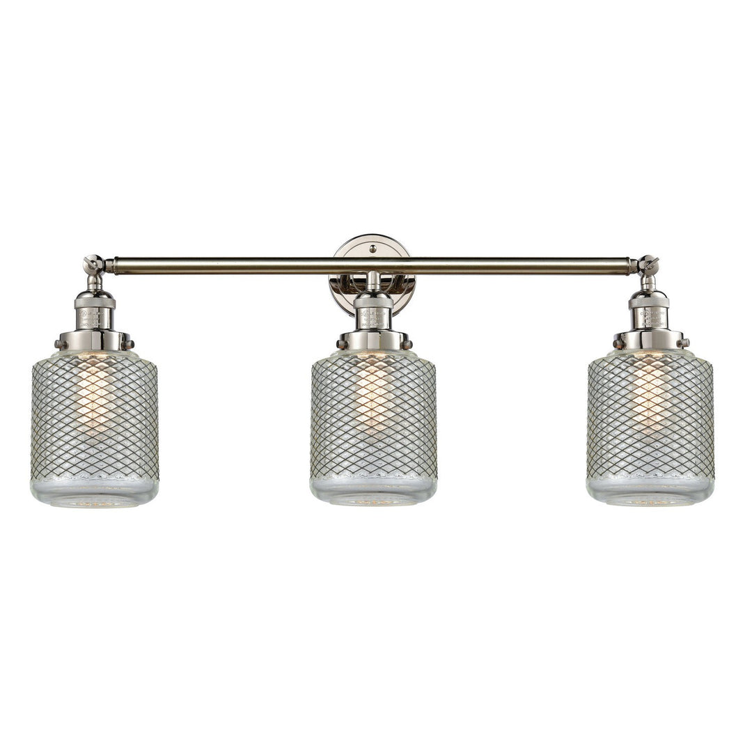 Innovations Franklin Restoration 205-PN-G262-LED Bath Vanity Light 32 in. wide - Polished Nickel