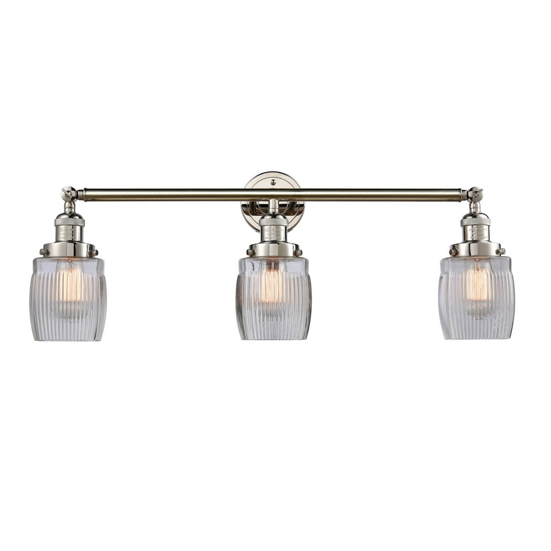 Innovations Franklin Restoration 205-PN-G302 Bath Vanity Light 32 in. wide - Polished Nickel