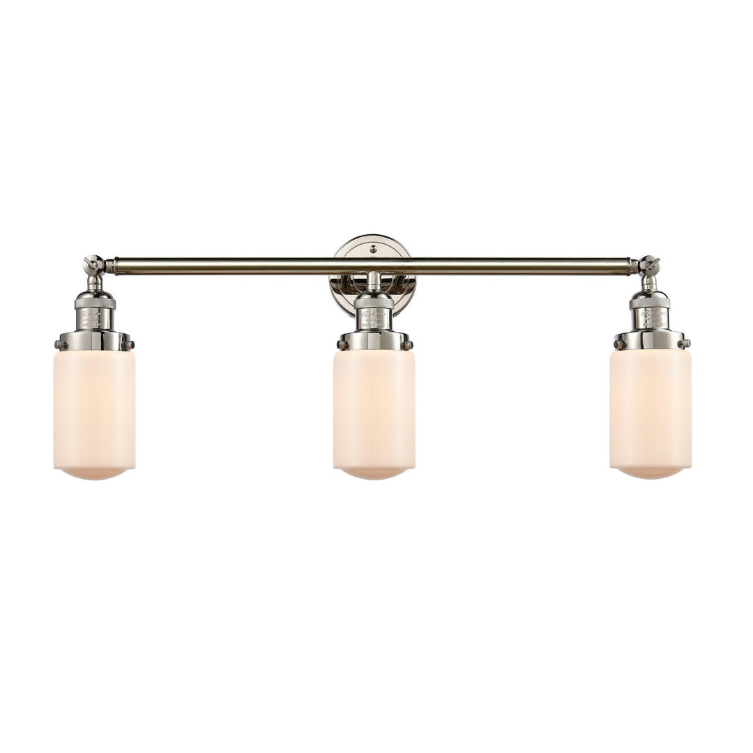 Innovations Franklin Restoration 205-PN-G311-LED Bath Vanity Light 31 in. wide - Polished Nickel