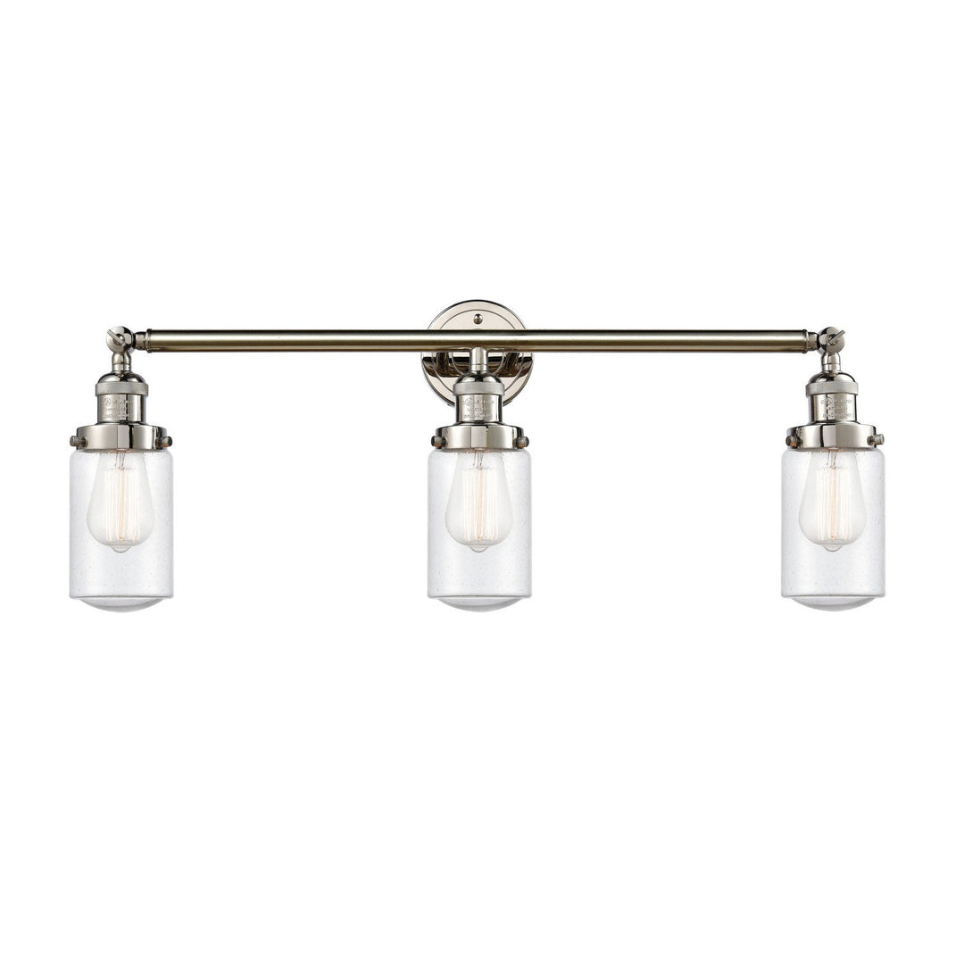 Innovations Franklin Restoration 205-PN-G314 Bath Vanity Light 31 in. wide - Polished Nickel