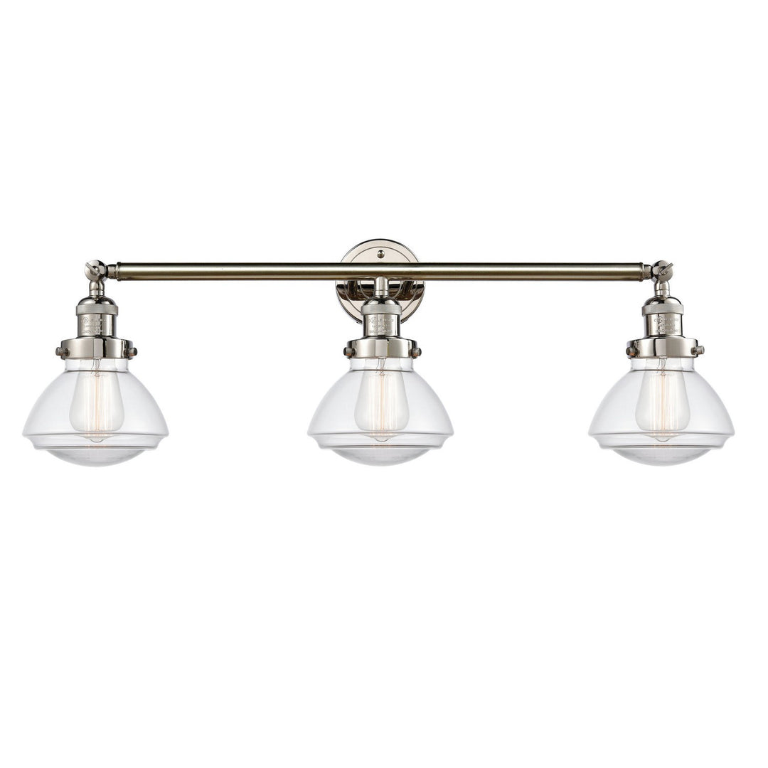 Innovations Franklin Restoration 205-PN-G322 Bath Vanity Light 31 in. wide - Polished Nickel