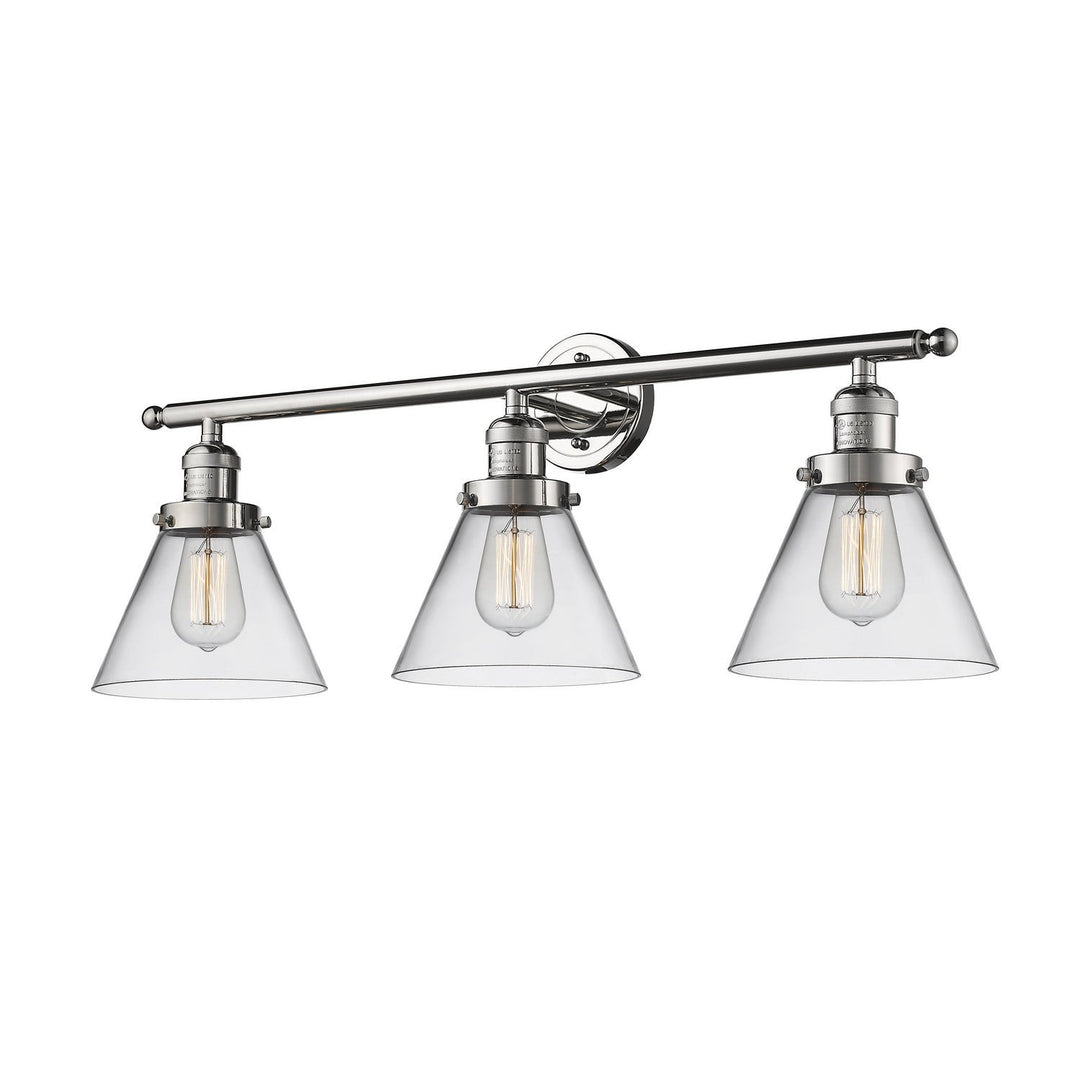 Innovations Franklin Restoration 205-PN-G42-LED Bath Vanity Light 32 in. wide - Polished Nickel