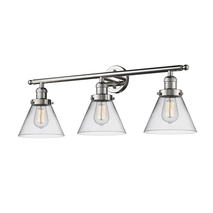 Innovations Franklin Restoration 205-PN-G42-LED Bath Vanity Light 32 in. wide - Polished Nickel