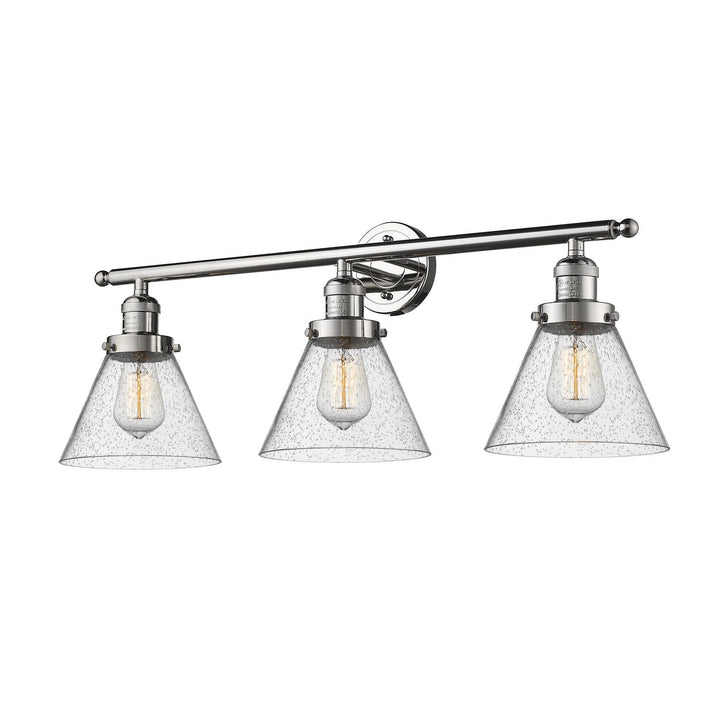 Innovations Franklin Restoration 205-PN-G44-LED Bath Vanity Light 32 in. wide - Polished Nickel