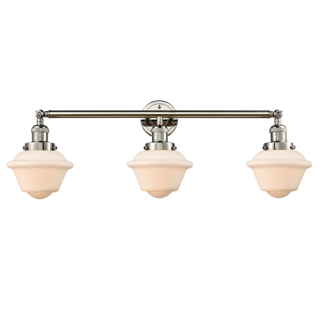 Innovations Franklin Restoration 205-PN-G531 Bath Vanity Light 34 in. wide - Polished Nickel