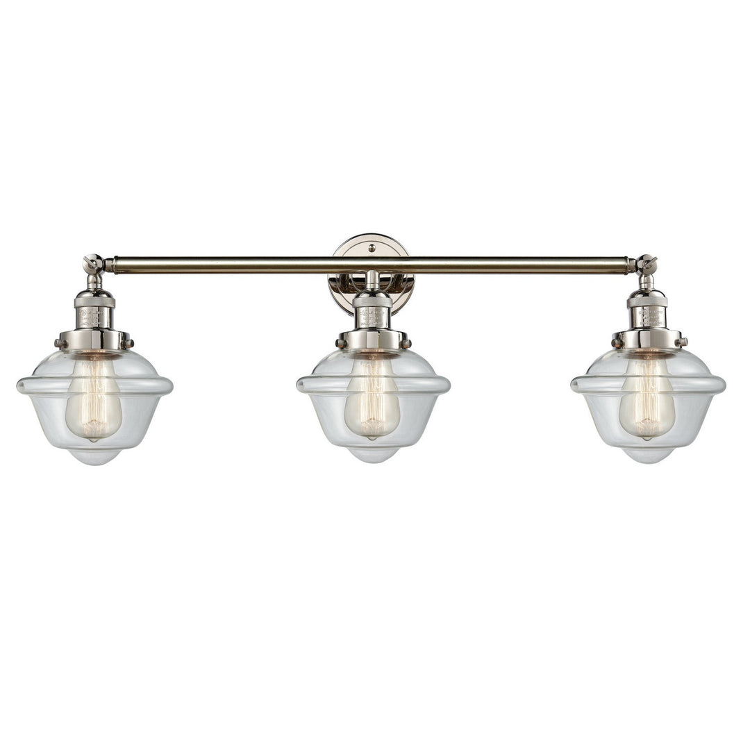 Innovations Franklin Restoration 205-PN-G532 Bath Vanity Light 34 in. wide - Polished Nickel