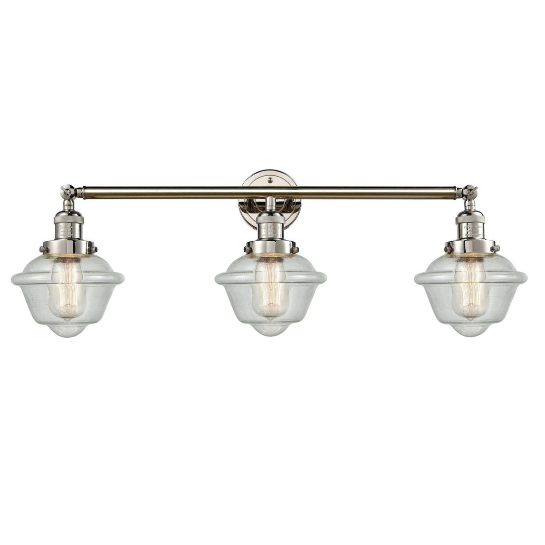 Innovations Franklin Restoration 205-PN-G534 Bath Vanity Light 34 in. wide - Polished Nickel