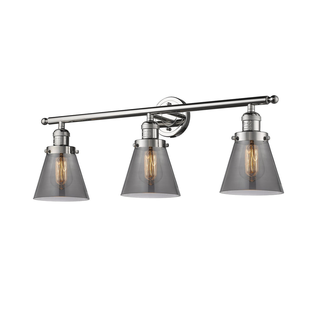 Innovations Franklin Restoration 205-PN-G63-LED Bath Vanity Light 30 in. wide - Polished Nickel