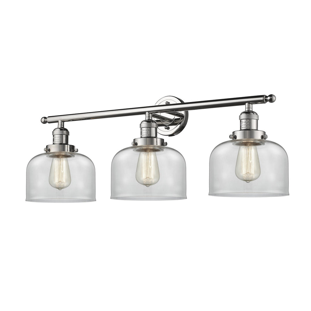 Innovations Franklin Restoration 205-PN-G72-LED Bath Vanity Light 32 in. wide - Polished Nickel