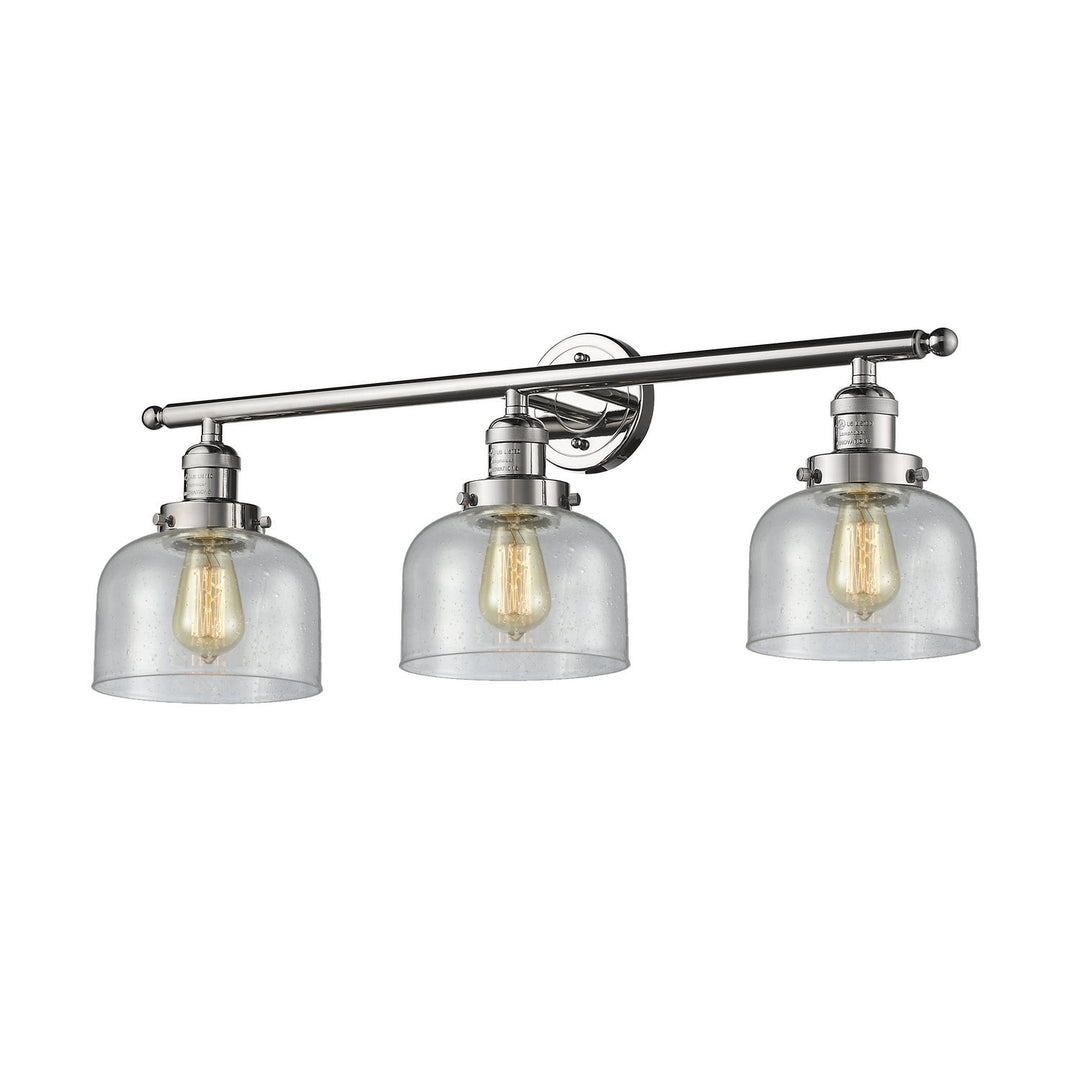 Innovations Franklin Restoration 205-PN-G74-LED Bath Vanity Light 32 in. wide - Polished Nickel