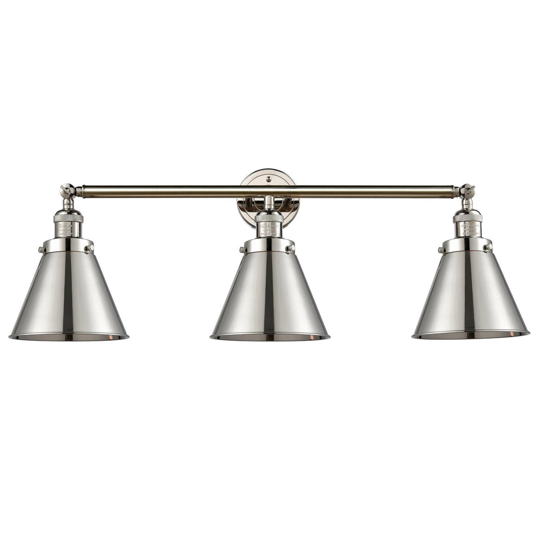 Innovations Franklin Restoration 205-PN-M13-PN Bath Vanity Light 32 in. wide - Polished Nickel