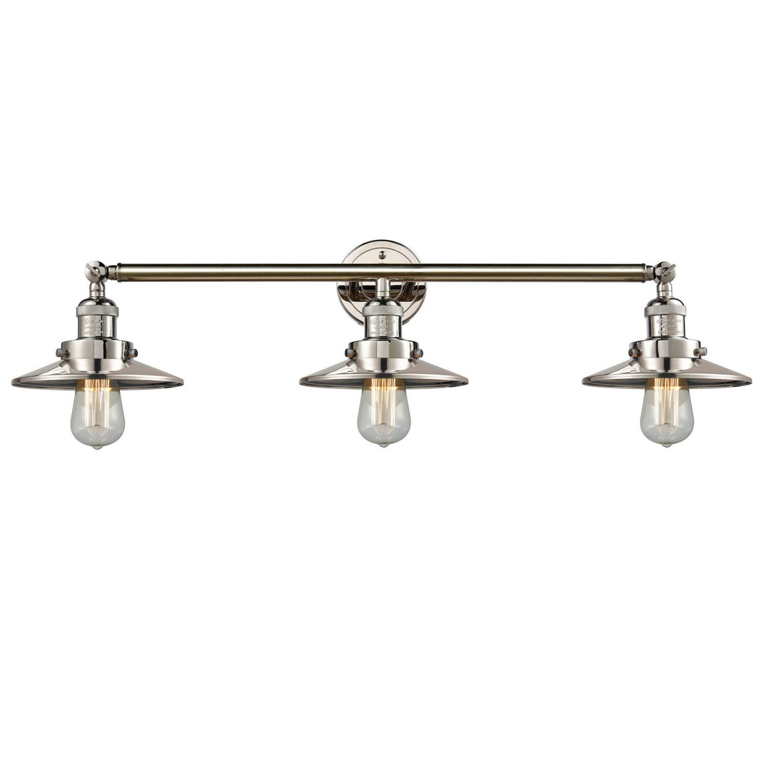 Innovations Franklin Restoration 205-PN-M1-LED Bath Vanity Light 32 in. wide - Polished Nickel
