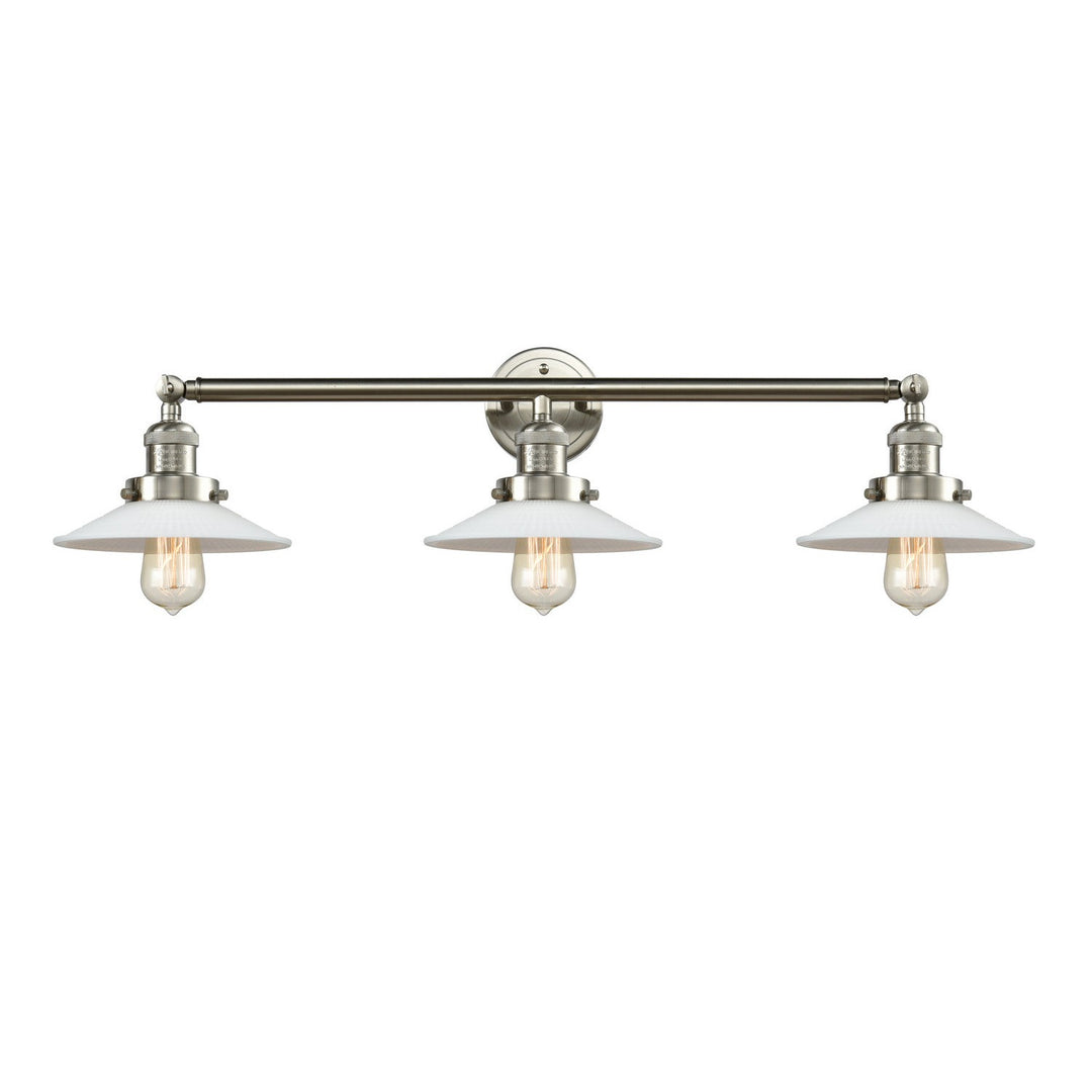 Innovations Franklin Restoration 205-SN-G1 Bath Vanity Light 33 in. wide - Brushed Satin Nickel