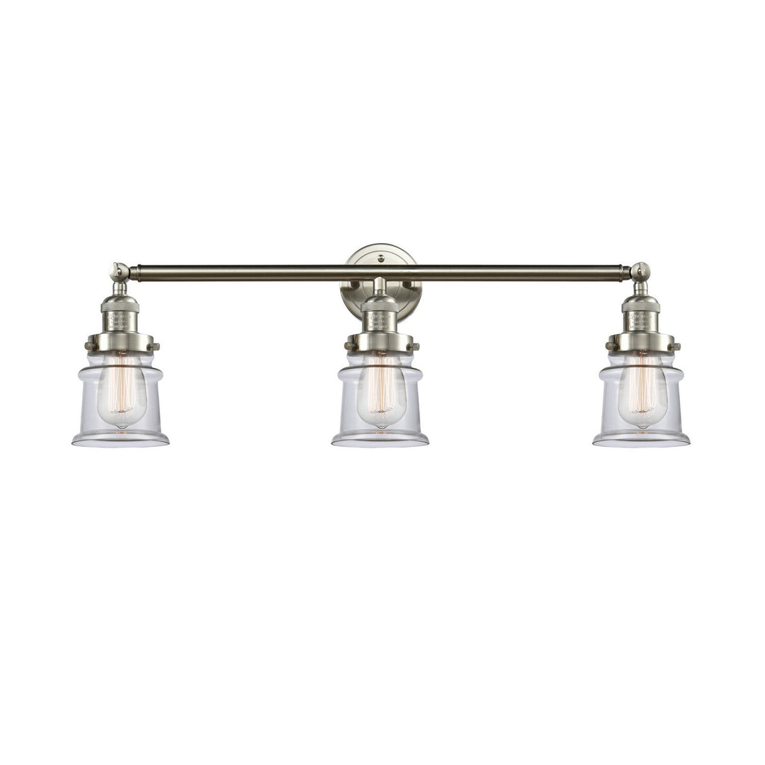 Innovations Franklin Restoration 205-SN-G182S-LED Bath Vanity Light 30 in. wide - Brushed Satin Nickel