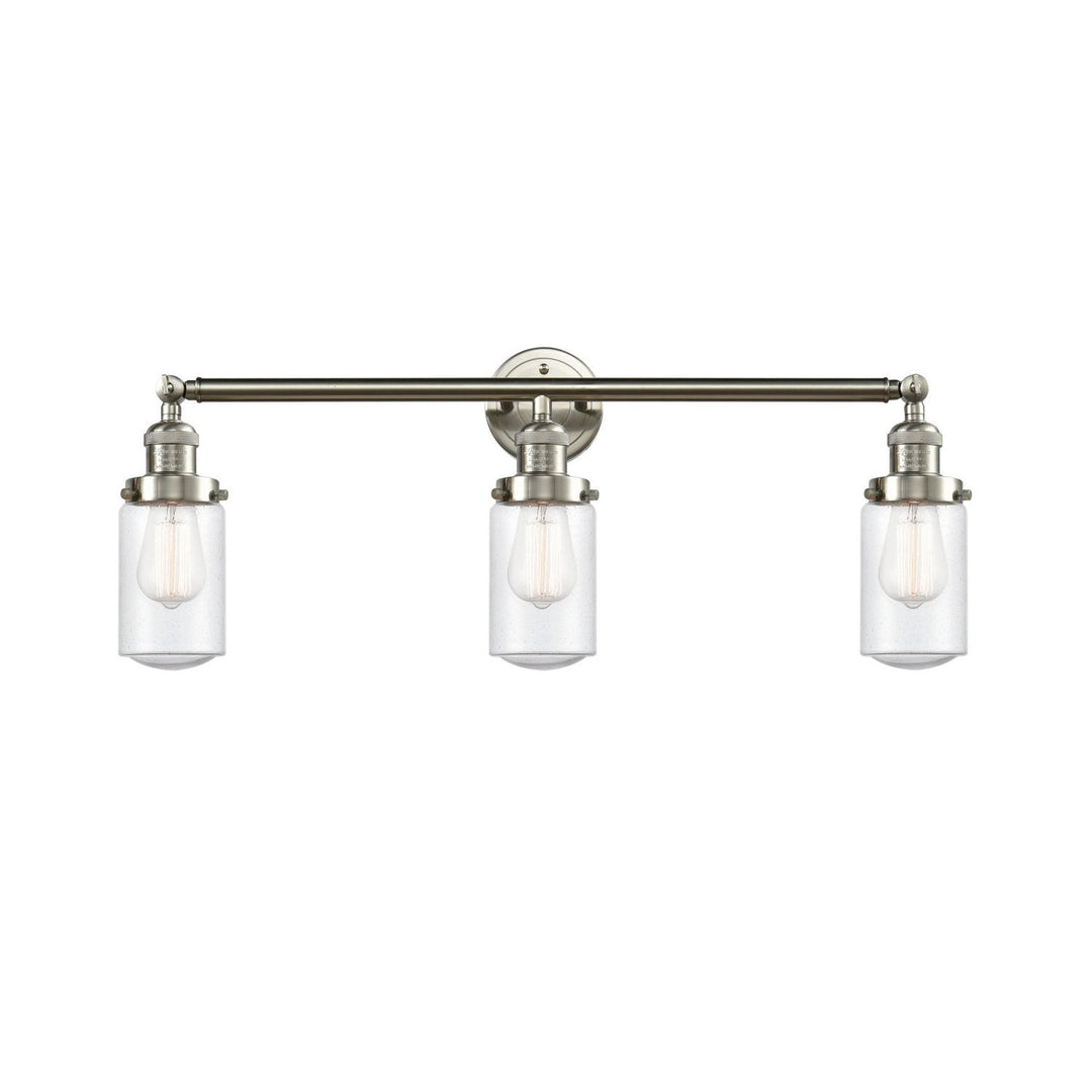 Innovations Franklin Restoration 205-SN-G314-LED Bath Vanity Light 31 in. wide - Brushed Satin Nickel