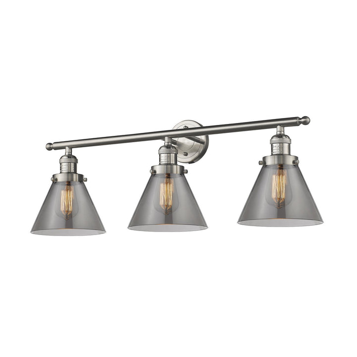 Innovations Franklin Restoration 205-SN-G43-LED Bath Vanity Light 32 in. wide - Brushed Satin Nickel